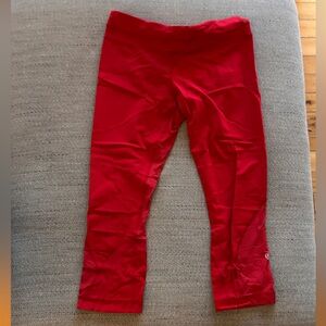 Women’s Red Capris leggings
